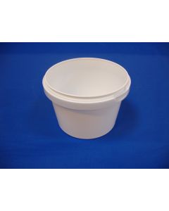 Plastbøtte 5051 - 1150 ml - Hvid